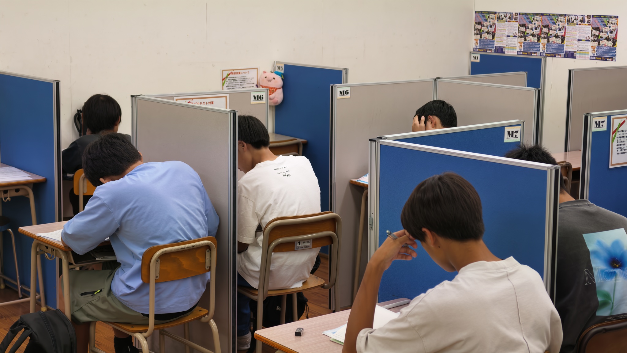 河浜塾Personal口田教室の学習風景
